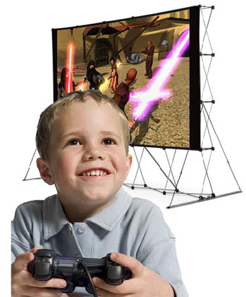 portable movie screen rental